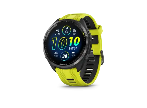 Garmin Forerunner 965 inteligentny zegarek Carbon Grey Titan DLC/Yellow