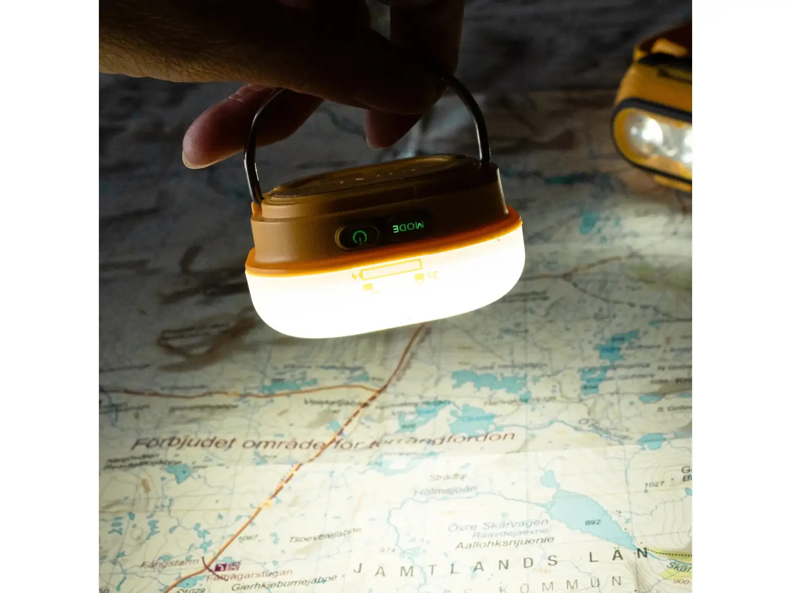 Silva Glow Recharge kompaktowa latarka Yellow