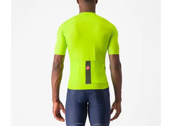 Castelli Elements męska koszulka krótki rękaw Electric Lime