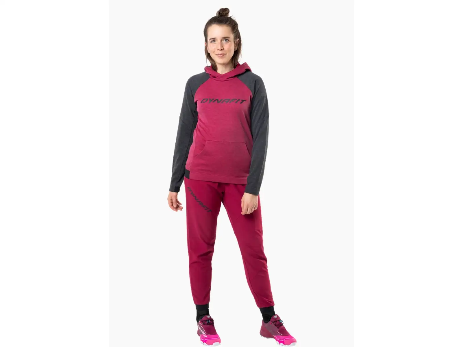 Dynafit 24/7 Polartec Hoody damska bluza Burgundy