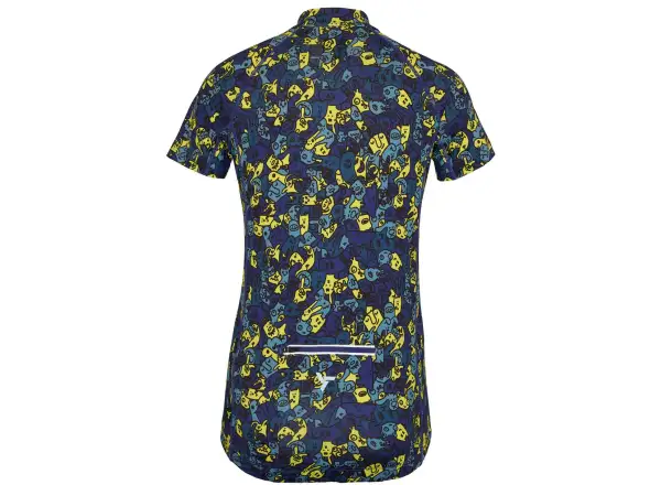 Silvini Scrivia dziecięcy dres krótki rękaw Blue/Neon