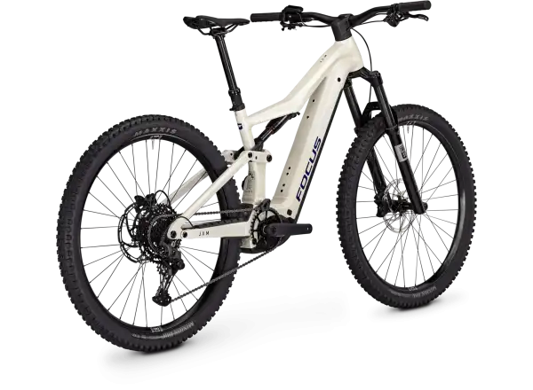 Focus JAM 7 800Wh w pełni amortyzowany rower elektryczny Champagne / Shellwhite