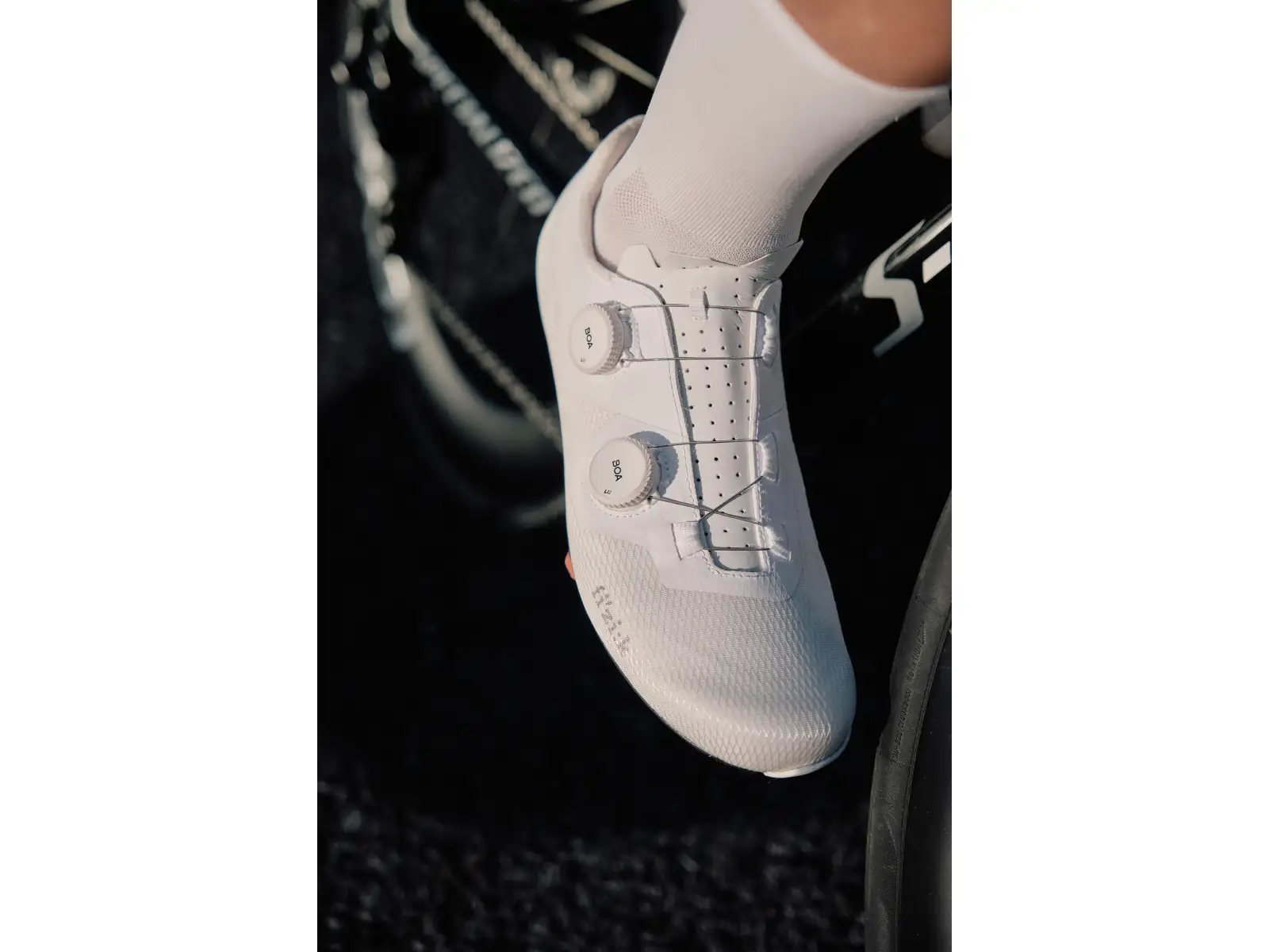 Fizik Tempo Lyra szosowe buty kolarskie White/White
