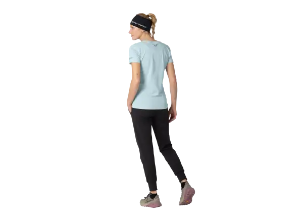 Dynafit Graphic Cotton damska koszulka z krótkim rękawem Cloud Blue/Tabloid