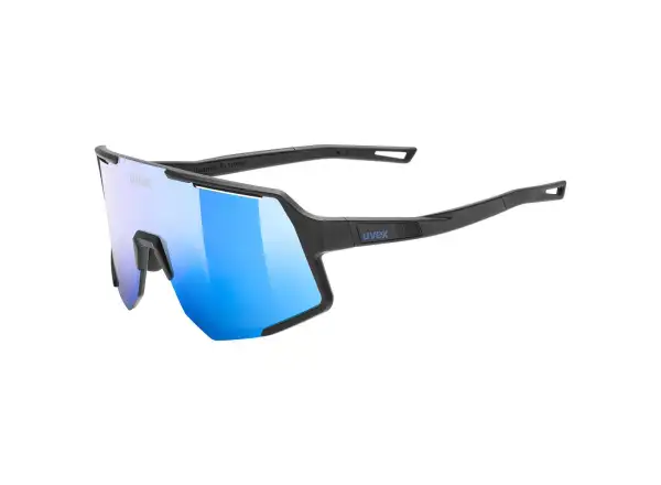 Uvex Sequenze okulary przeciwsłoneczne Black Matt/Mirror Blue