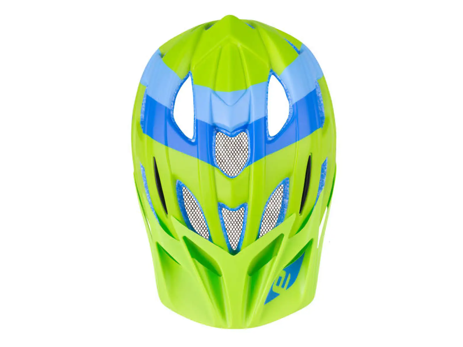 Etape Hero dziecięcy kask rowerowy zielony/niebieski matowy
