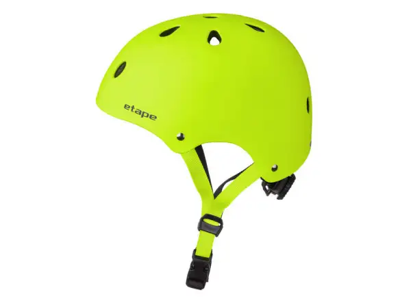 Etape Caddy kask dziecięcy żółty fluo matowy
