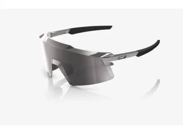 100% Aerocraft okulary Gloss Chrome/HiPER Silver Chrome