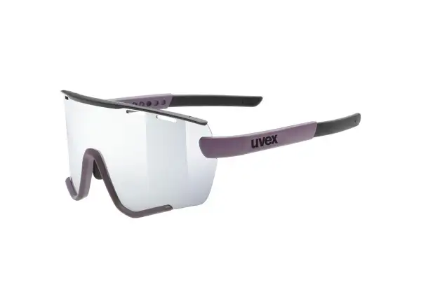 Uvex Sportstyle 236 okulary S Set Plum Black Mat / Mirror Silver