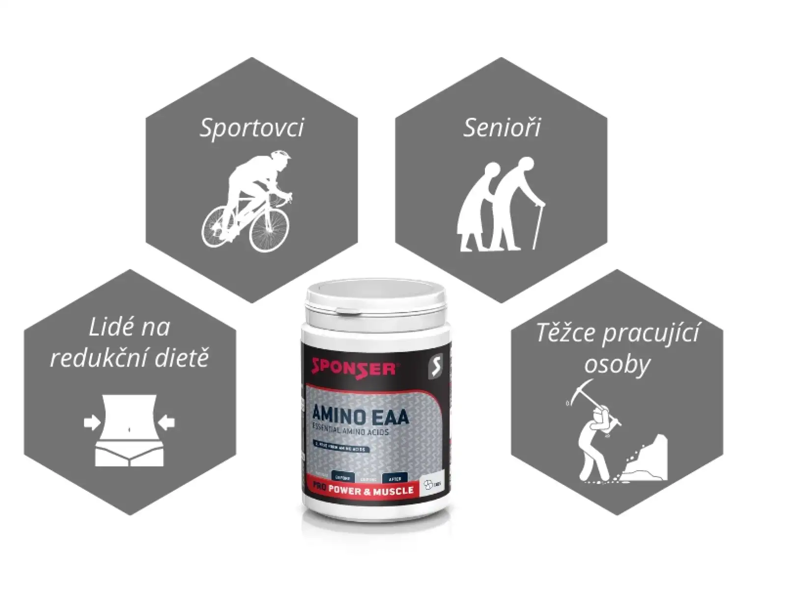 Sponser Amino EAA aminokwasy w tabletkach 140 tabletek