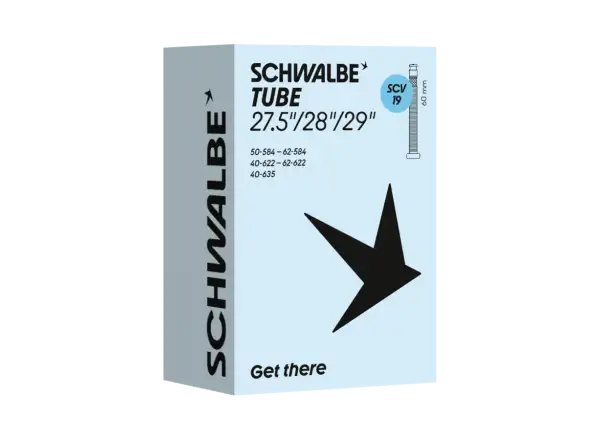 Schwalbe dętka MTB 27,5"/28"/29 40/62-584/635 Clik zawór 60 mm