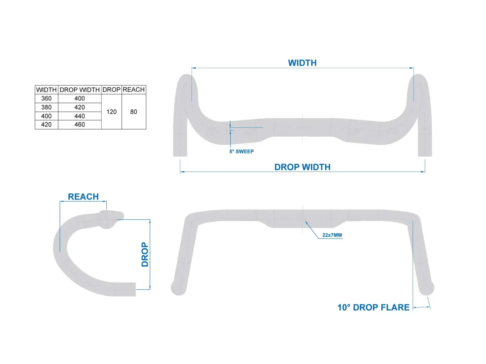 Ritchey WCS Streem Internal Routing kierownica szosowa