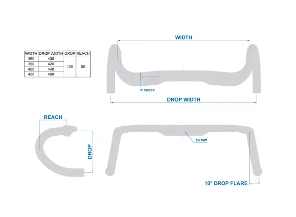 Ritchey WCS Streem Internal Routing kierownica szosowa