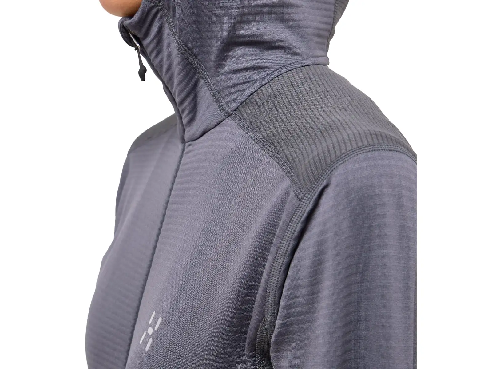 Haglöfs L.I.M Mid Multi Hood damska bluza z kapturem ciemnoszara