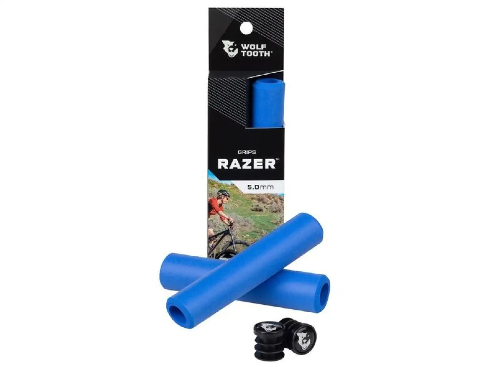 Wolf Tooth Razer 5mm chwyty niebieska