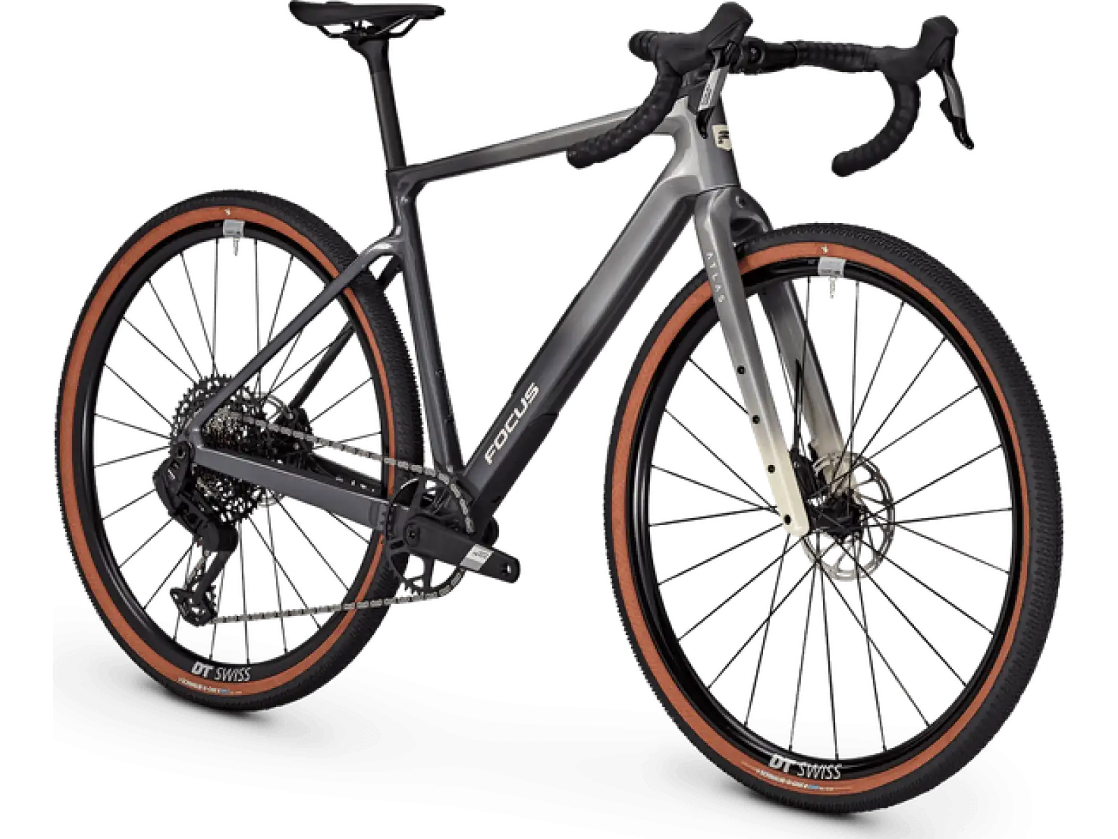 Focus Atlas 8.8 Apex rower gravel Nepalsilver/Steelgrey