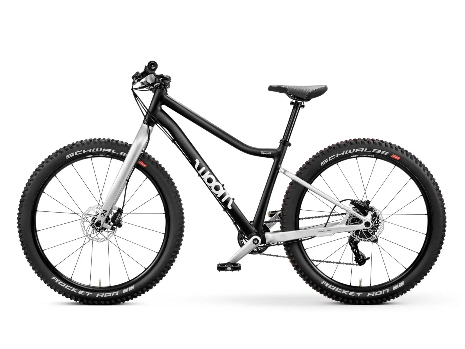 Woom 5 OFF Black 24 rower dziecięcy