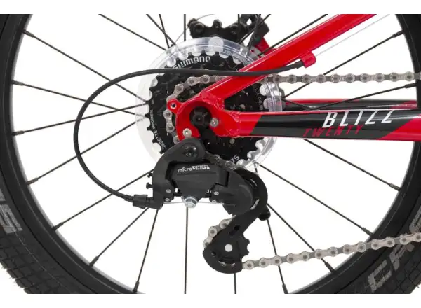 Rock Machine Blizz 20 MD rower dziecięcy Gloss Red/White/Black