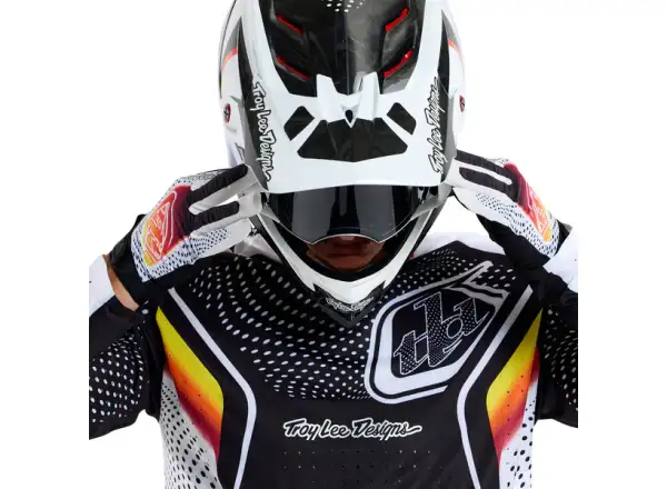 Troy Lee Designs Sprint Ultra Optic męska koszulka z długim rękawem Black