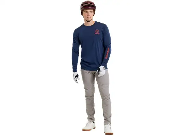 Troy Lee Designs Skyline Ride Tee męska koszulka z długim rękawem Locals Midnight
