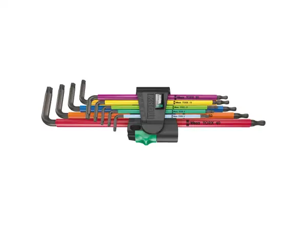 Wera 967/9 TX XL Multicolour 1 klucze trzpieniowe TORX długie zestaw 9 szt.