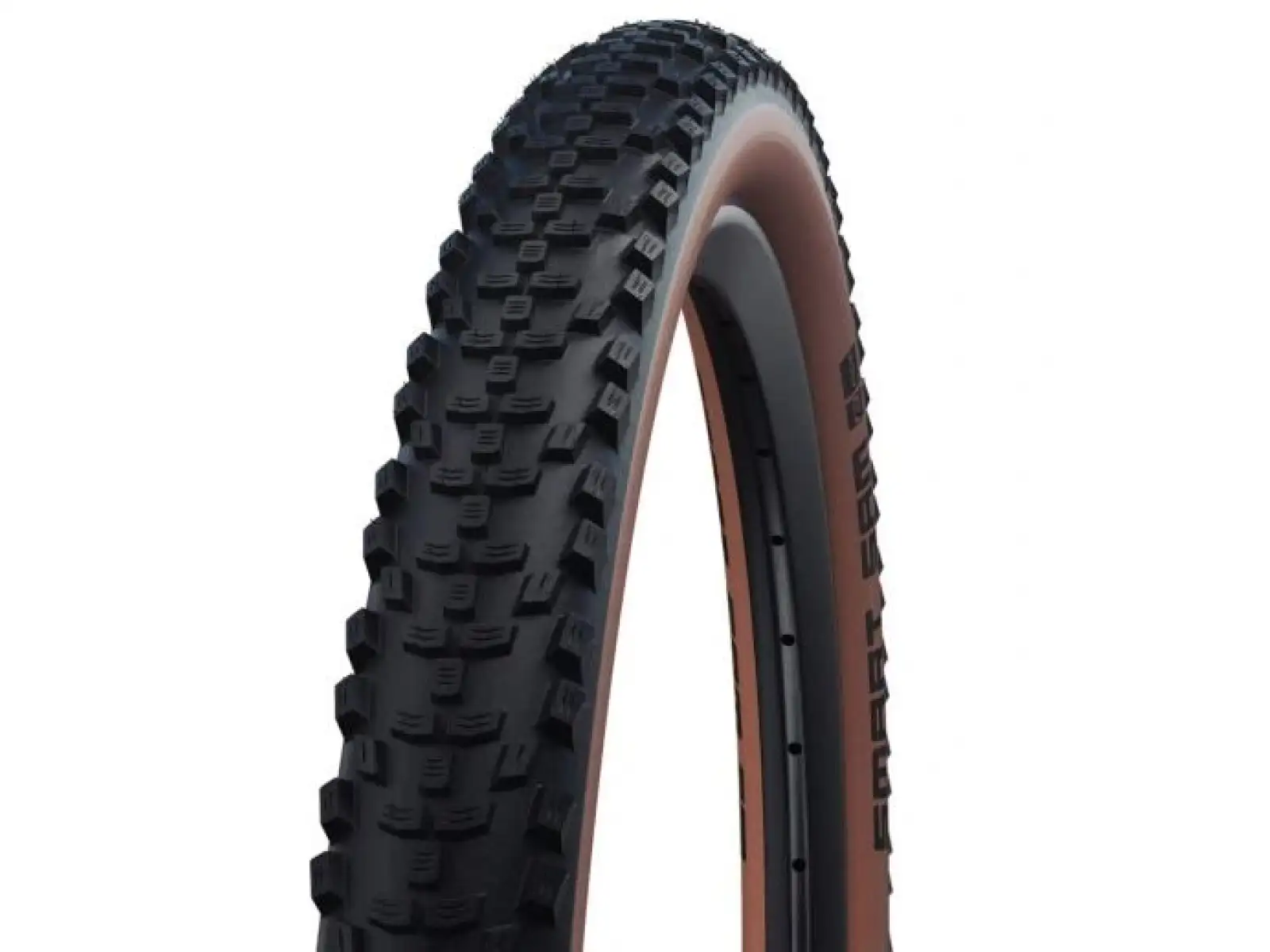 Schwalbe Smart Sam Performance Addix 29x2,35 MTB opona drut czarna/brązowa - z kola