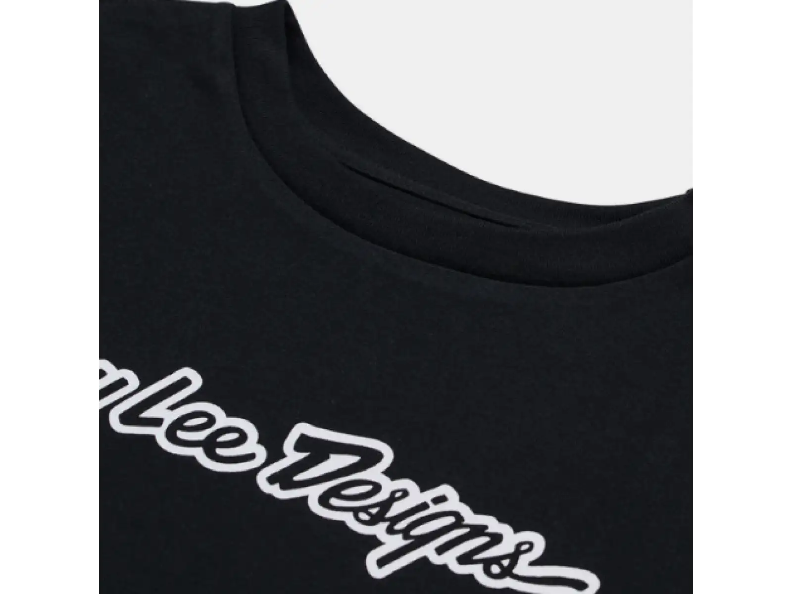 Troy Lee Designs Signature damski t-shirt krótki rękaw Black