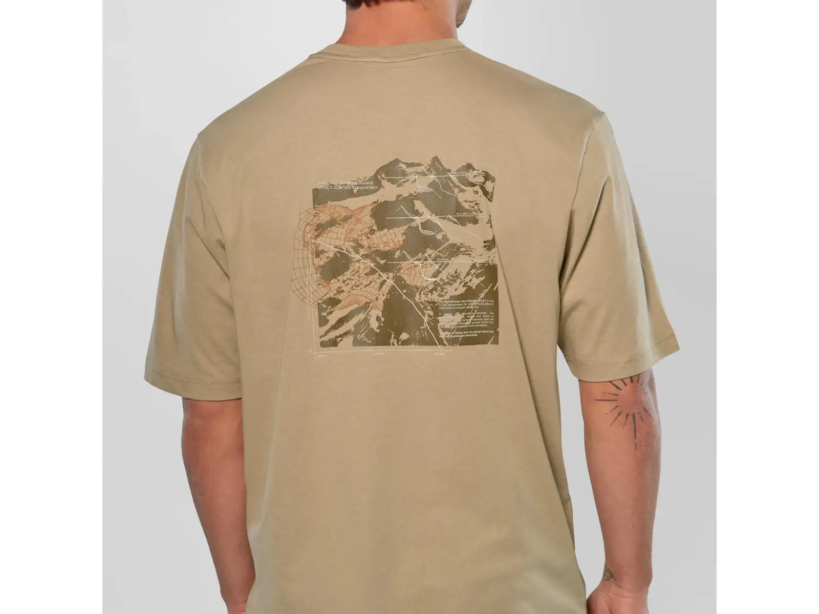Salewa Eagle Glacier Loose T-shirt męska koszulka krótki rękaw Quicksand