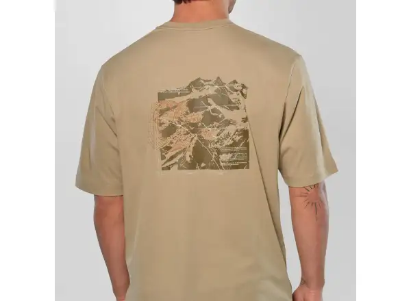Salewa Eagle Glacier Loose T-shirt męska koszulka krótki rękaw Quicksand