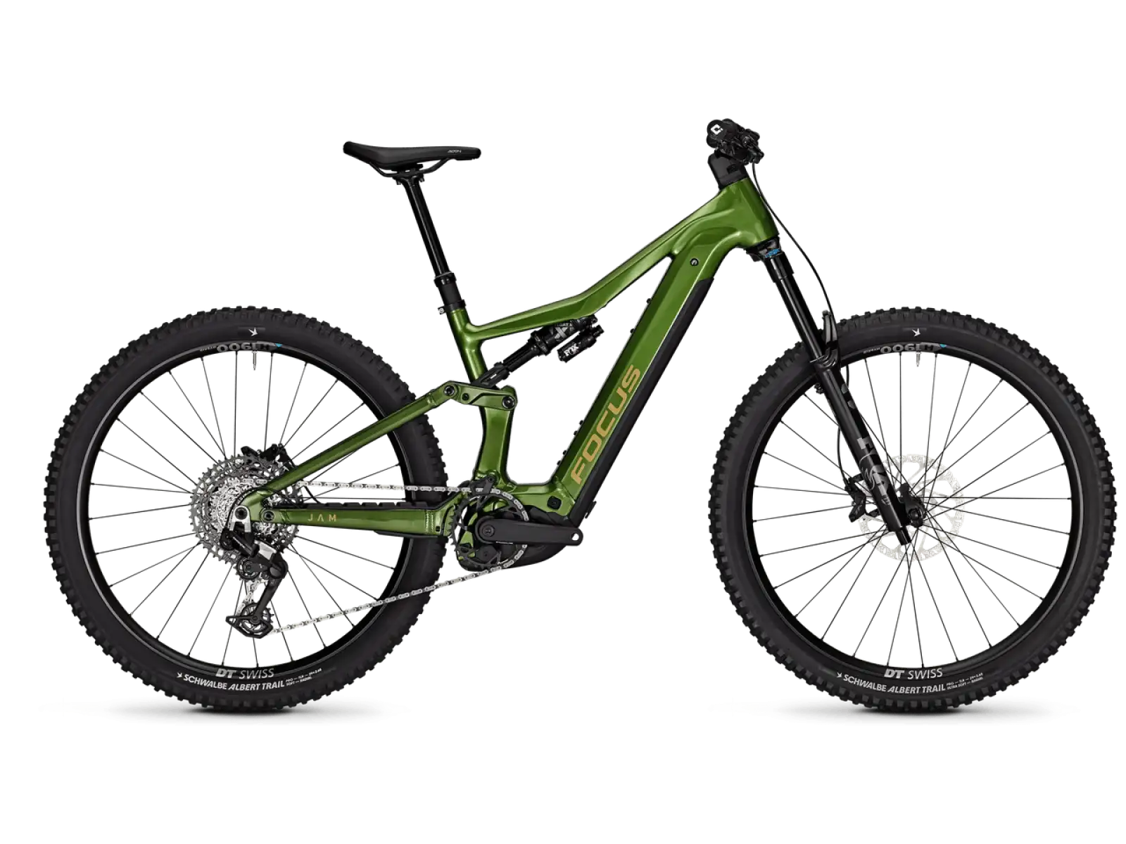 Focus JAM 9 800Wh w pełni amortyzowany rower elektryczny Sprucegreen / Mossgreen