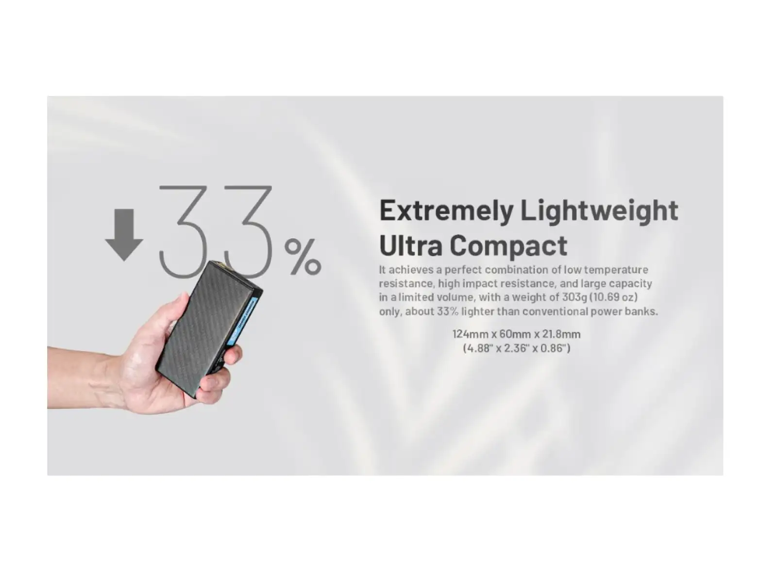 Nitecore wydajny powerbank odporny na mróz SUMMIT 20000, USB-C, do 3A wyjście, 20000 mAh