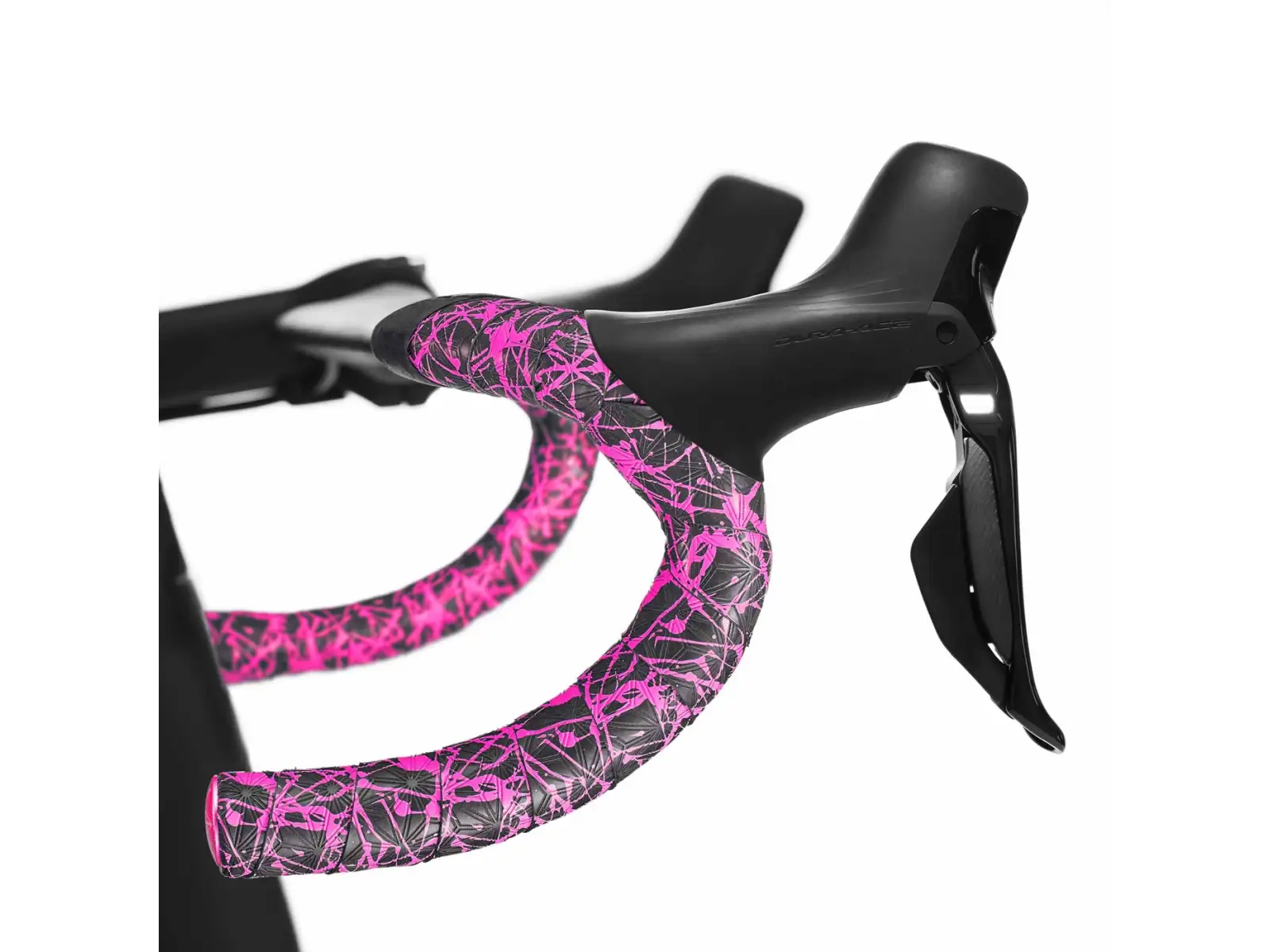 Supacaz Super Sticky Kush Splat owijka Neon Pink/Pink Plugs