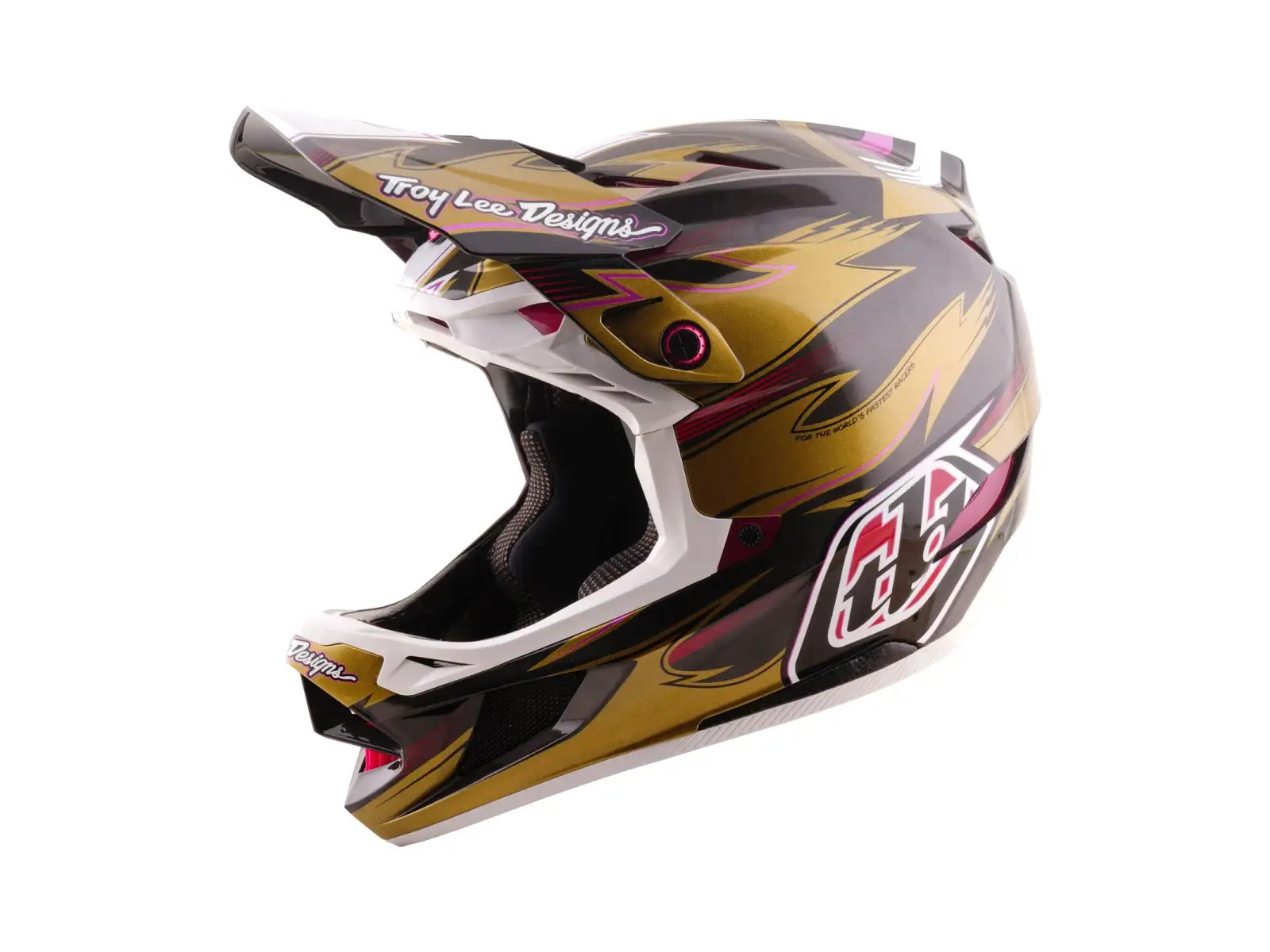 Troy Lee Designs D4 Carbon MIPS Cyclops kask Gold