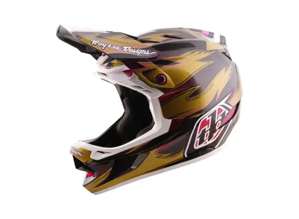 Troy Lee Designs D4 Carbon MIPS Cyclops kask Gold