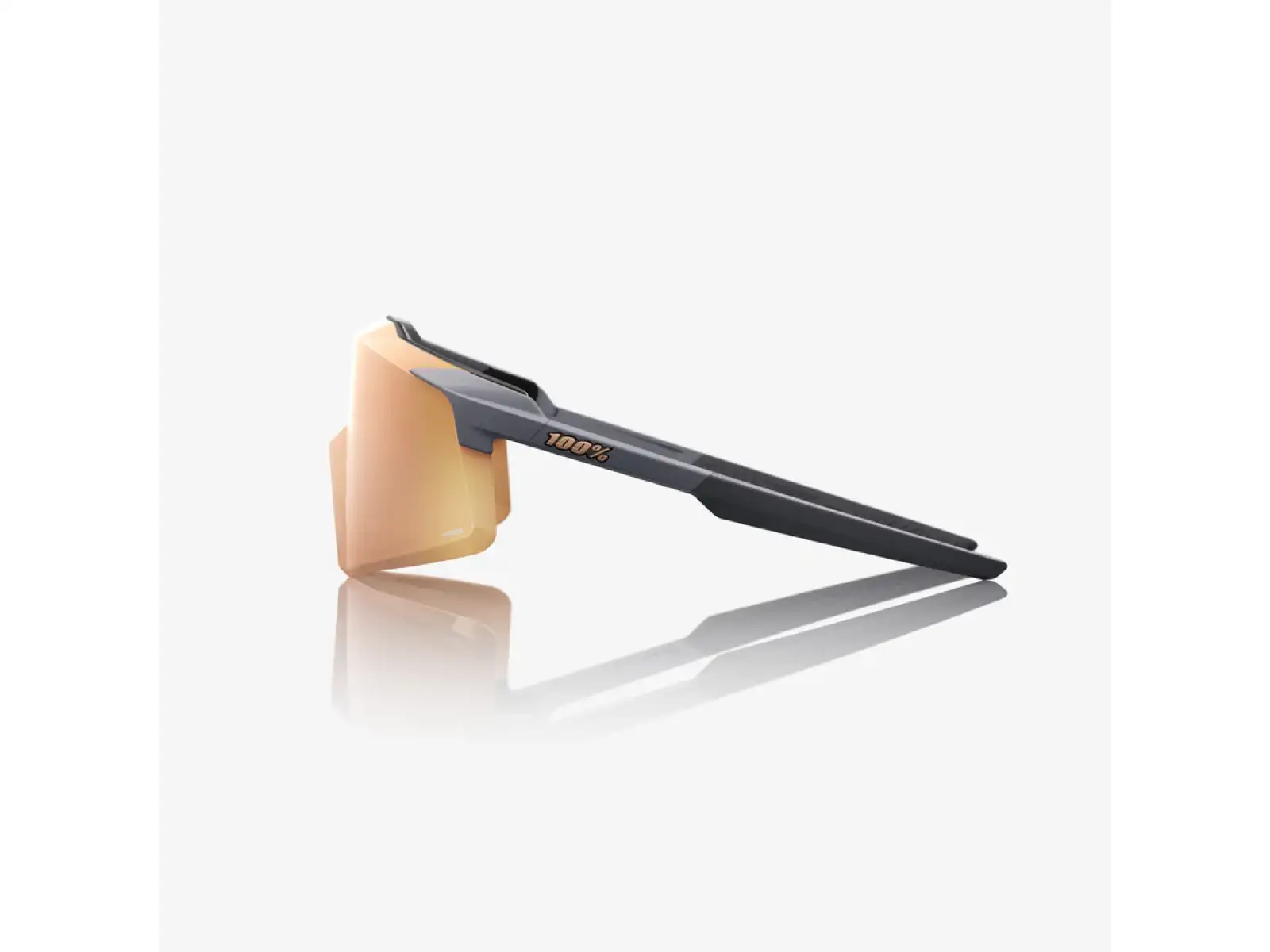 100% Aerocraft okulary przeciwsłoneczne Soft Tact Grey/HiPER Copper Mirror