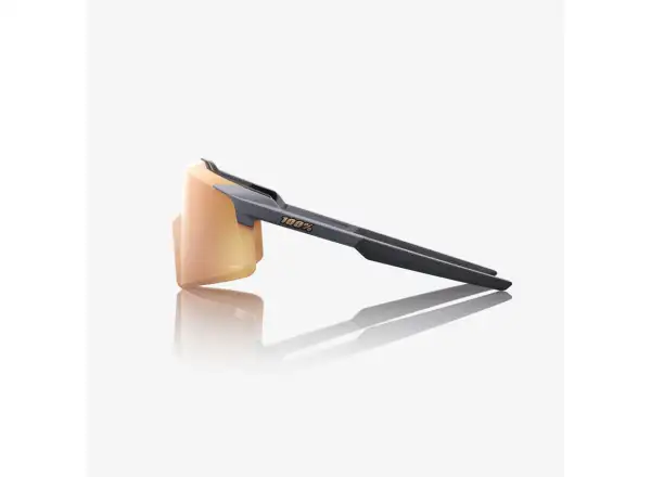 100% Aerocraft okulary przeciwsłoneczne Soft Tact Grey/HiPER Copper Mirror