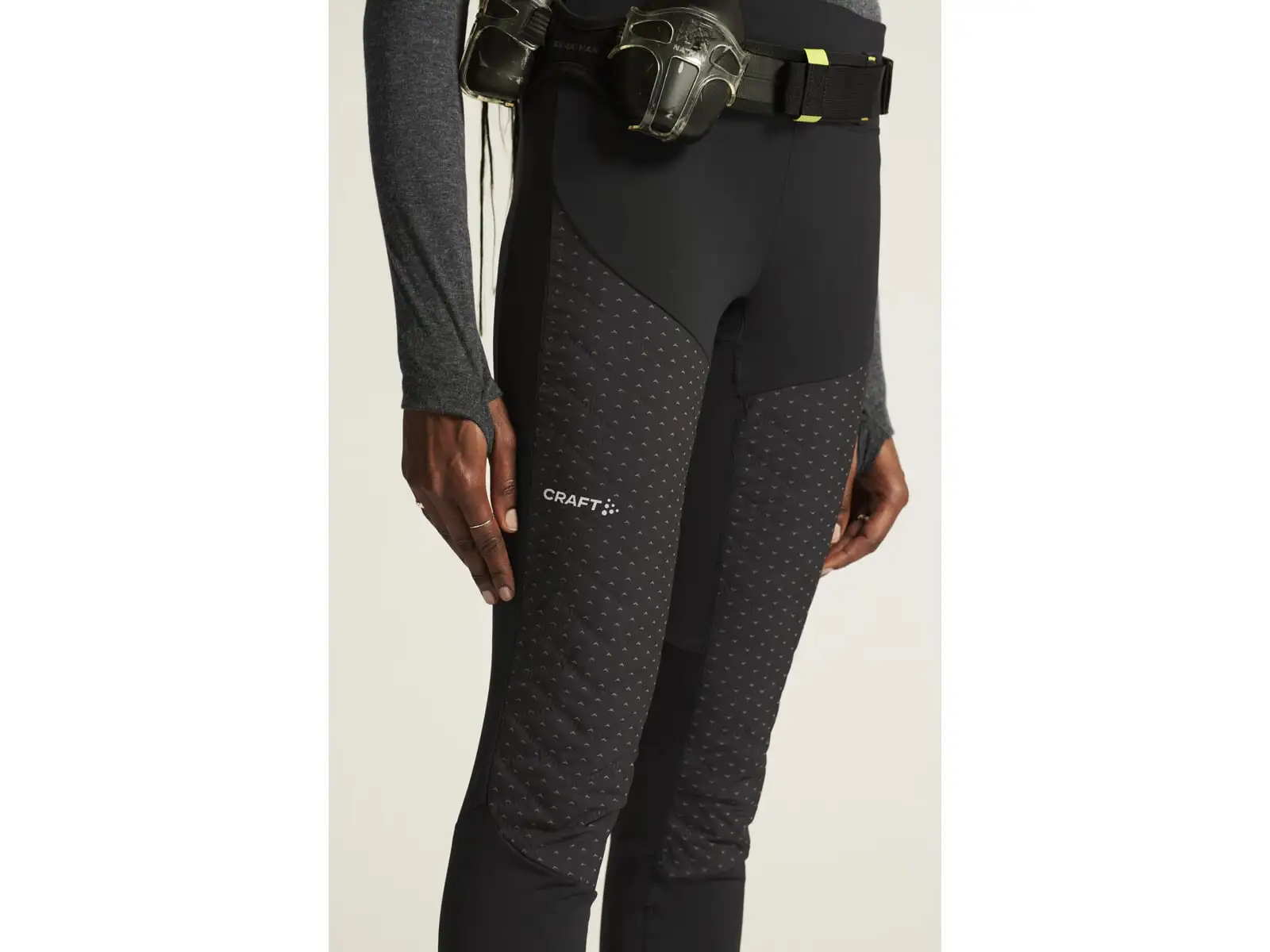Craft ADV SubZ Lumen damskie leginsy do biegania czarna