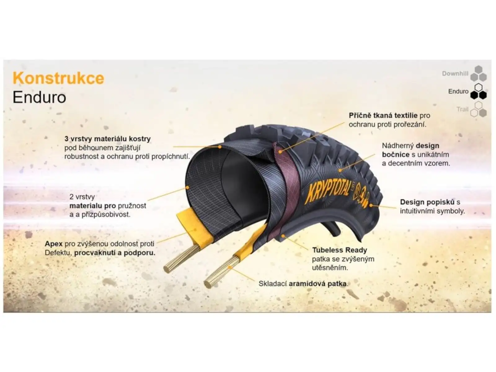 Continental Argotal Enduro Soft 29x2,40" TLR E-25 MTB opona kevlar czarna