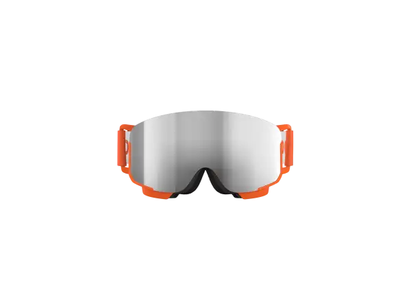 POC POCito Nexal dziecięce gogle narciarskie Fluorescent Orange/Partly Sunny Silver