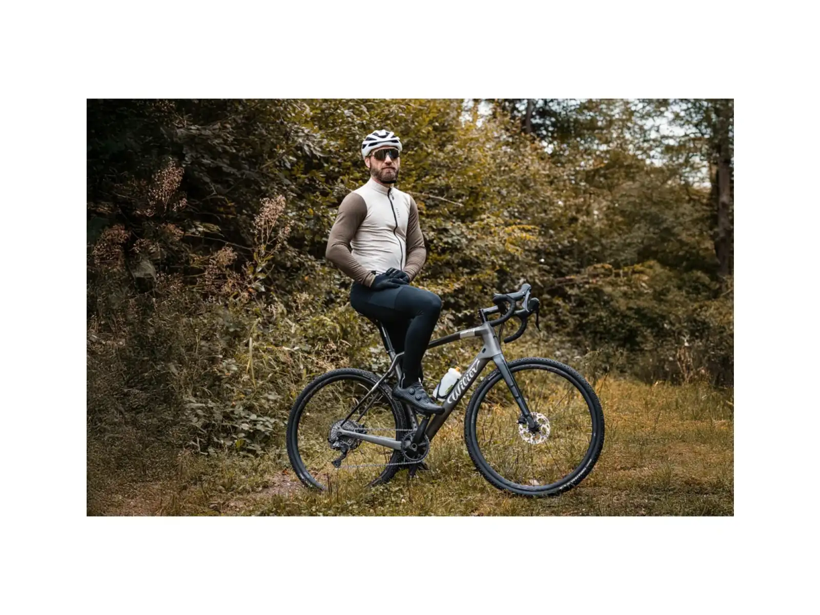 Force Strive okulary rowerowe transparentne/czarne lustrzana soczewka