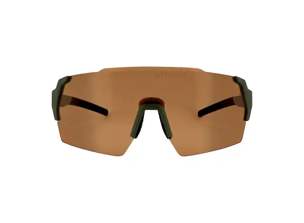 Force Electra okulary zielona/brązowa lustrzane soczewki