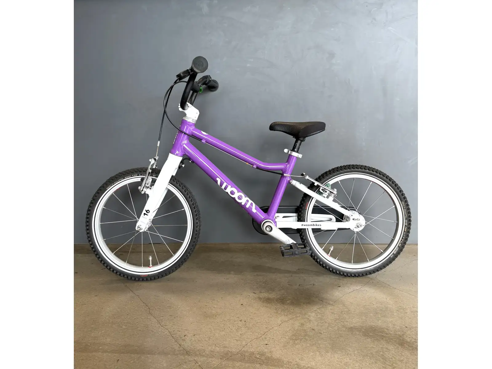 Woom 3 Purple rower dziecięcy 16 - BAZAR