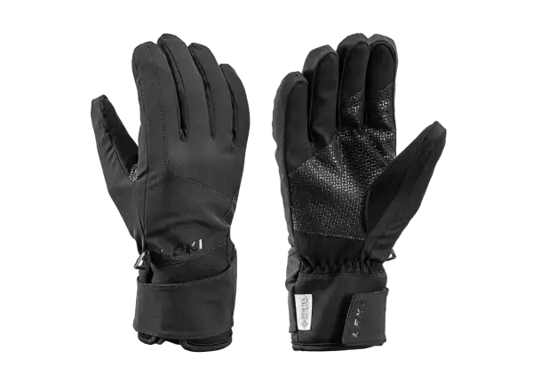 Leki Hikin Pro narciarskie rękawice Black