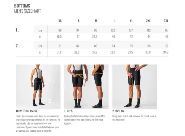 Castelli Espresso Bibtight męskie spodnie z szelkami i wkładką Black