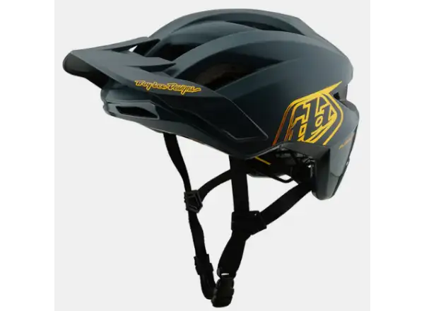 Troy Lee Designs Flowline Point dziecięcy kask Gray/Gold