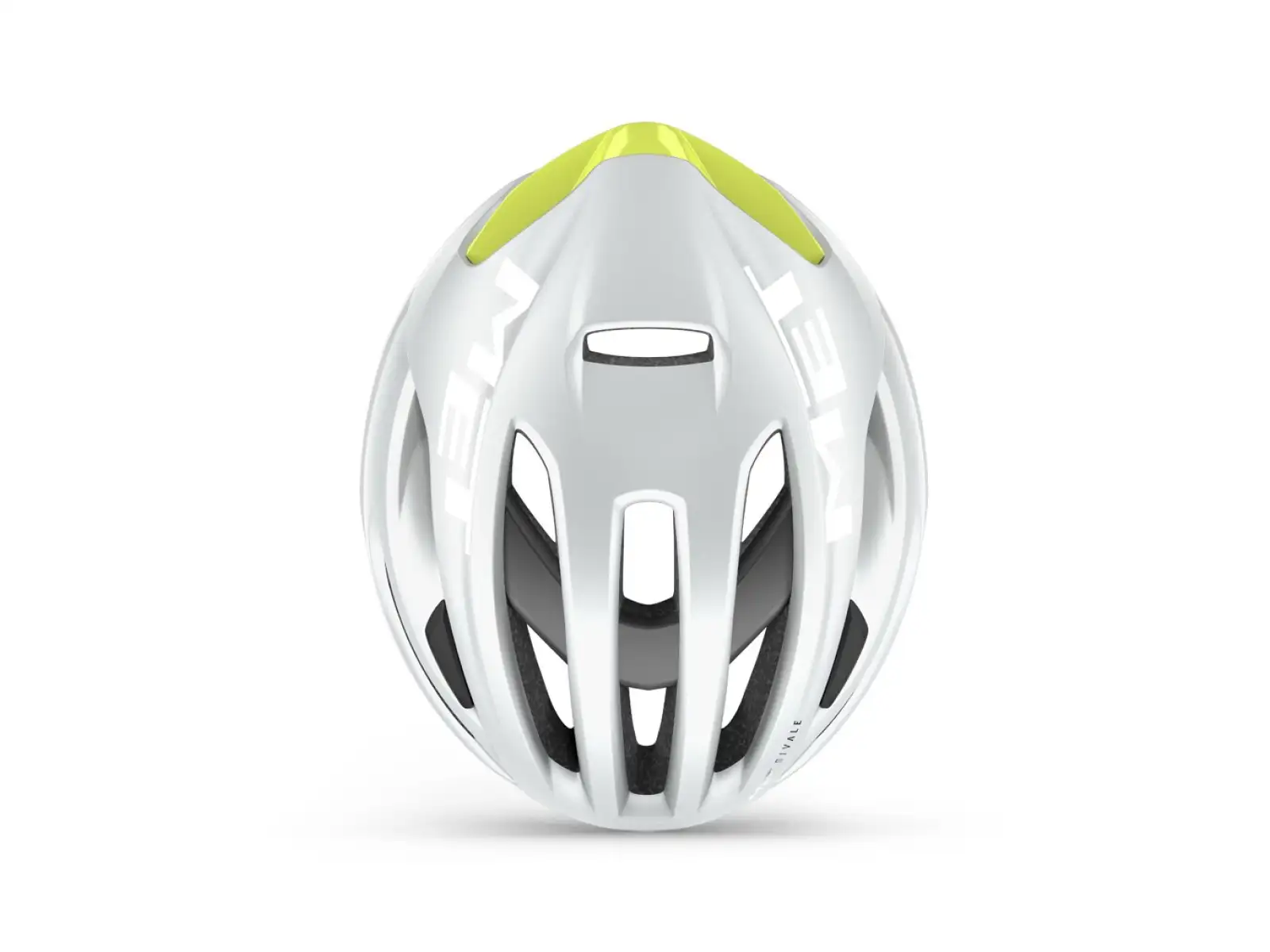 MET Rivale MIPS kask Undyed White/Lime