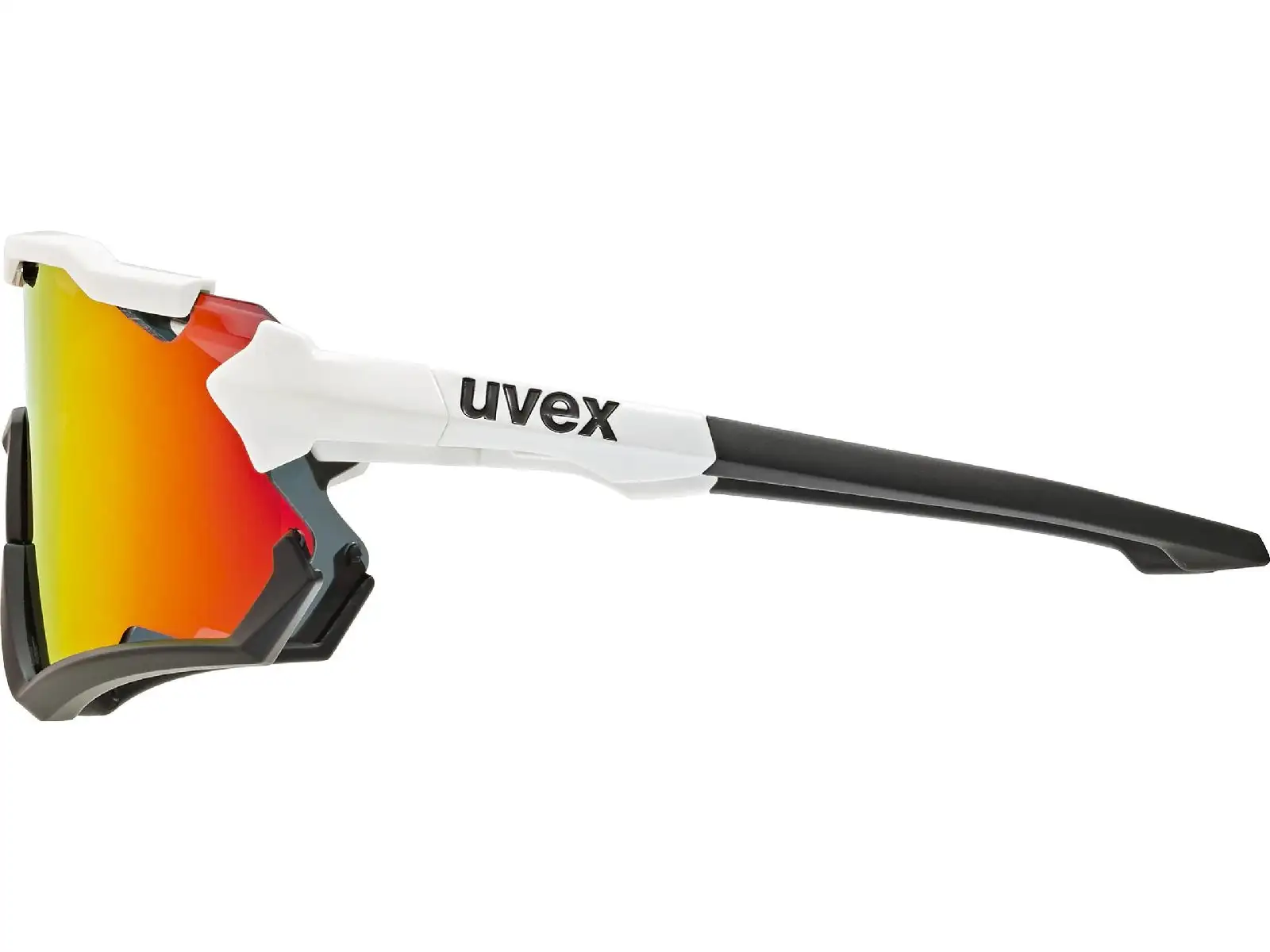Uvex Sportstyle 228 okulary White Black / Mirror Red UNI