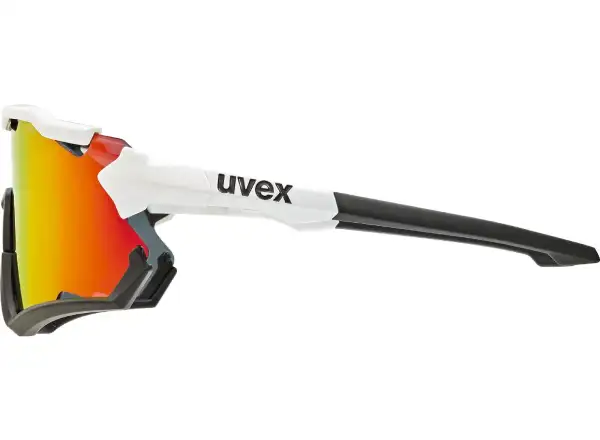 Uvex Sportstyle 228 okulary White Black / Mirror Red UNI