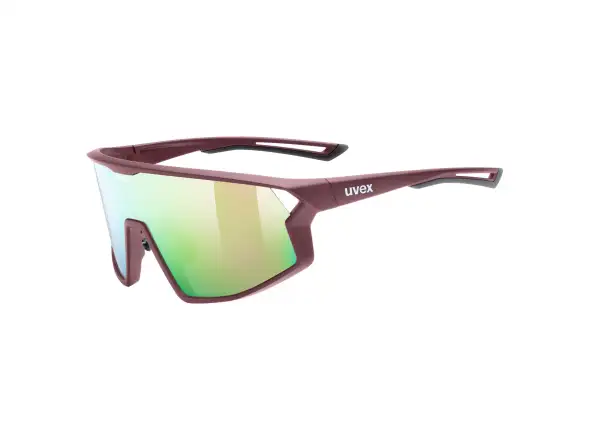 Uvex Skyryse okulary przeciwsłoneczne Burgundy Matt/Mirror Rose