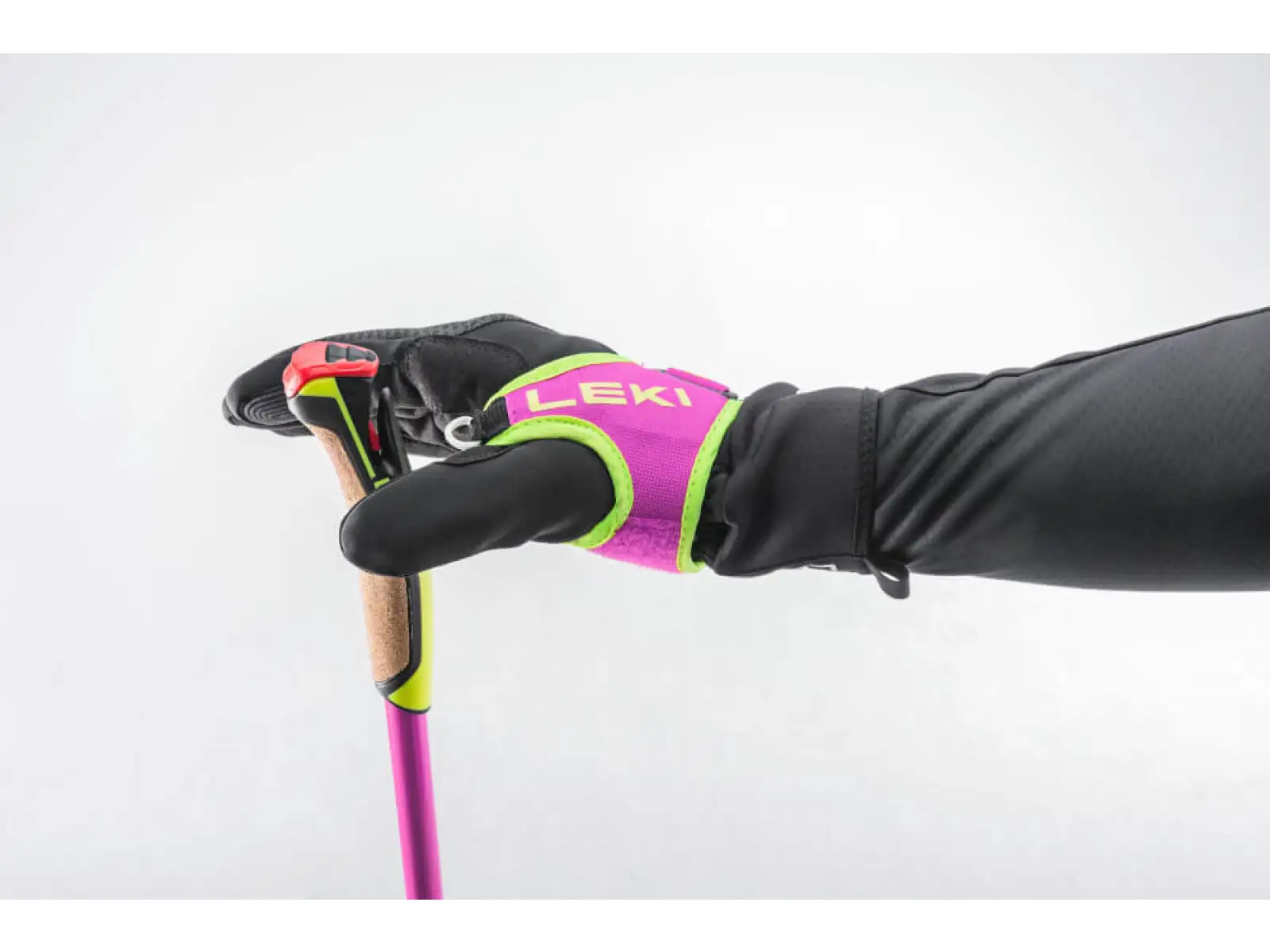 Leki PRC 750 kije biegowe neon pink/neon yellow/black